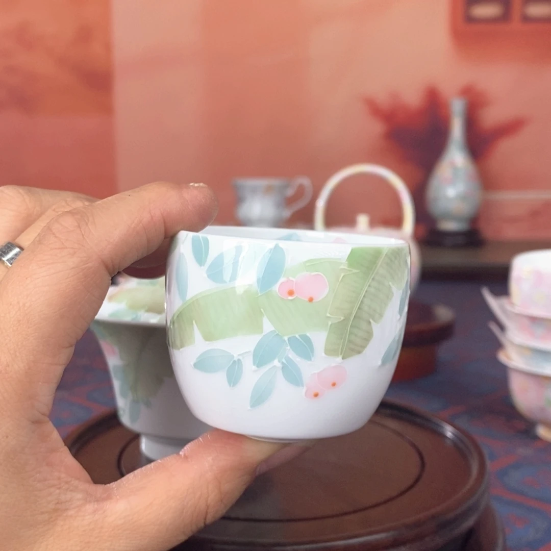 芭蕉系列釉下品茗杯