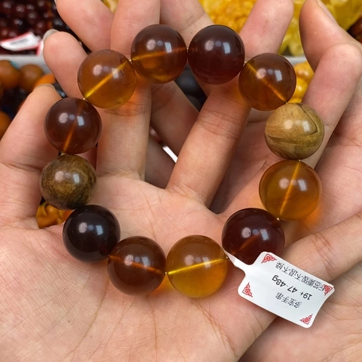 琥珀未镶嵌珠宝奇石