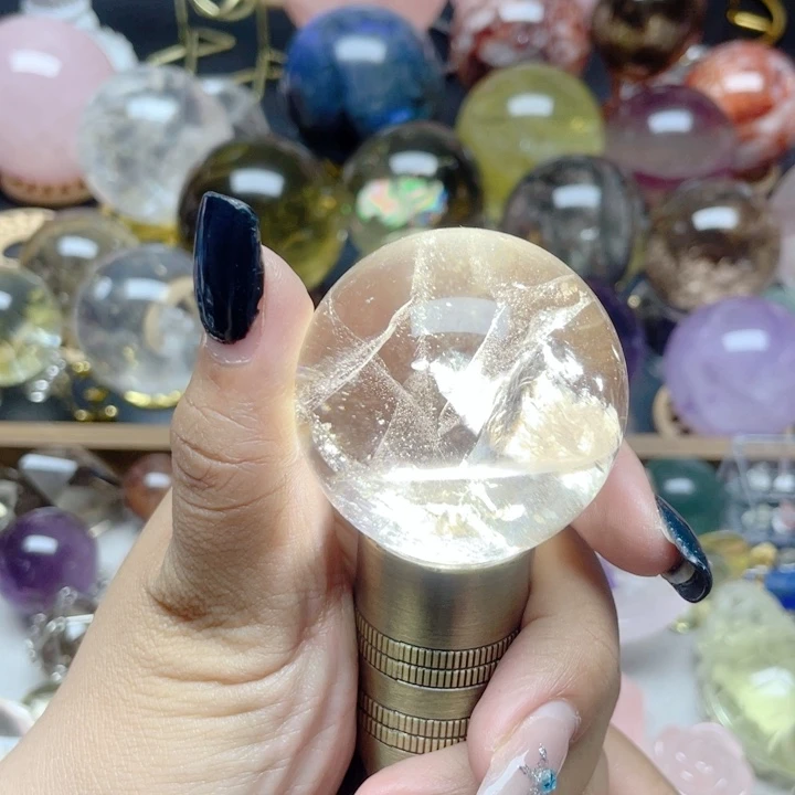 洛***金水晶珠宝半成品未镶嵌