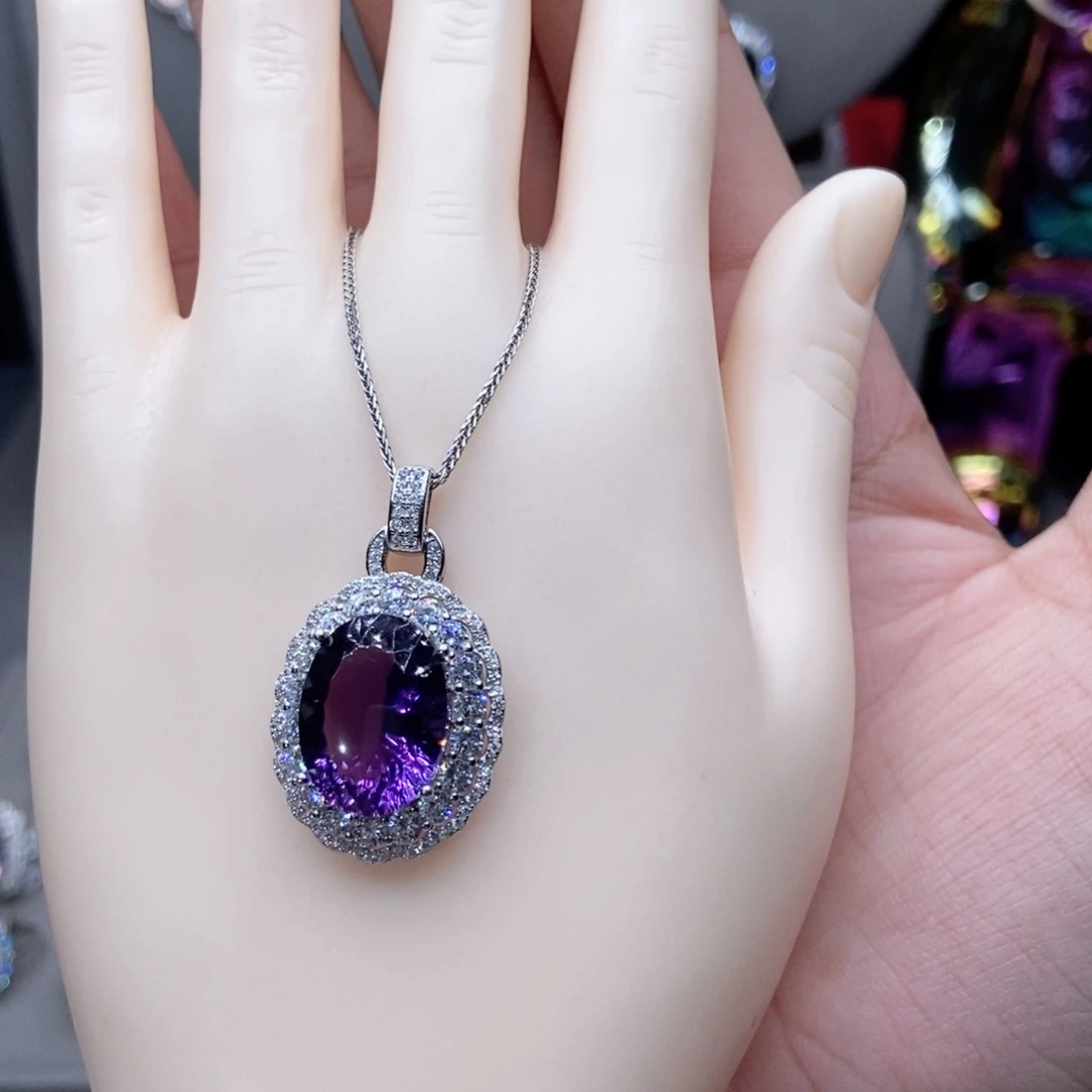 *****颈饰银S925镶嵌水晶1111