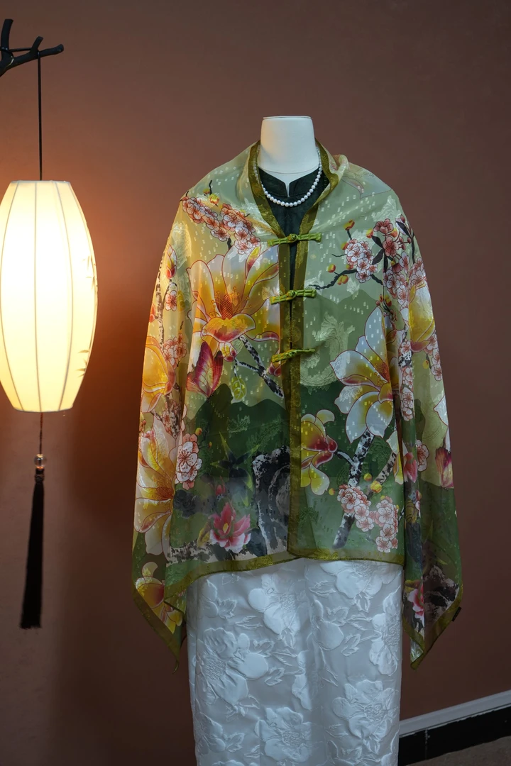 【念剡昔0321】新中式四季披肩披风防晒衣