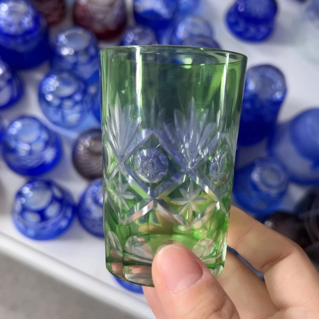水晶玻璃高脚款微瑕一个
