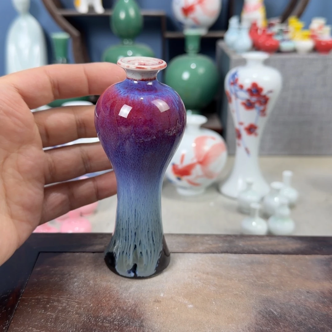 陶瓷手工小花器摆件