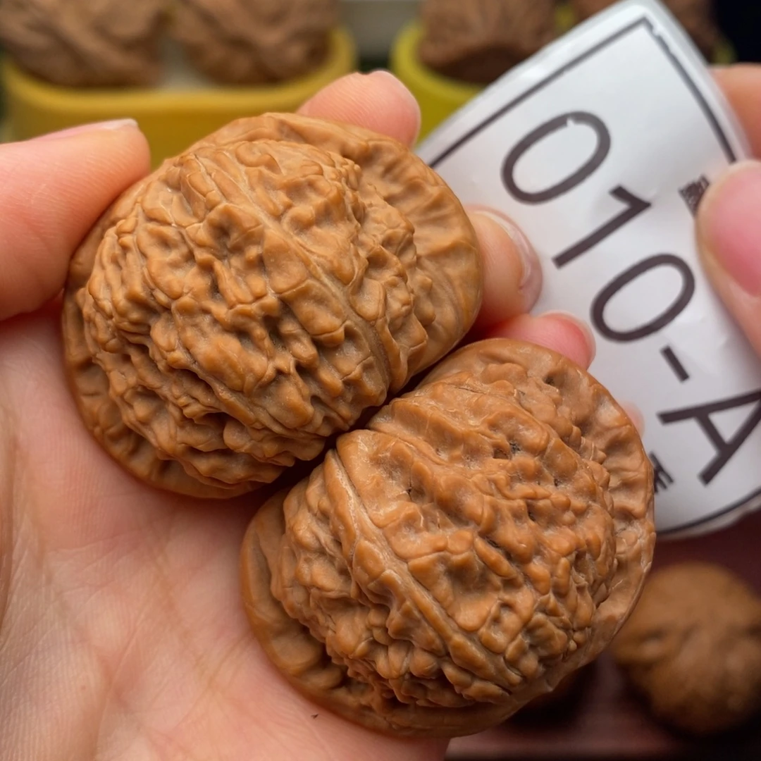 把件文玩核桃白狮子42……