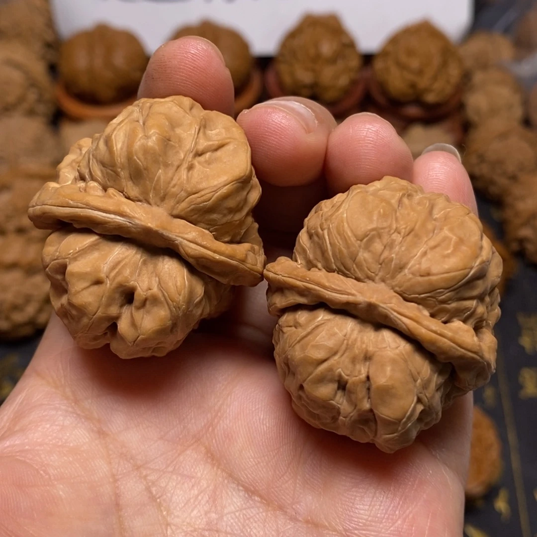 文玩核桃把件蛤蟆全品38