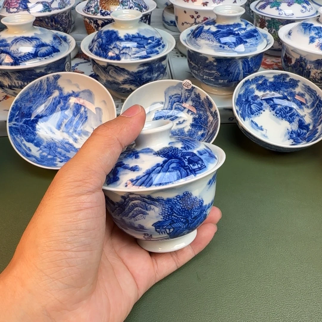陶纯手工纯手绘茶具212