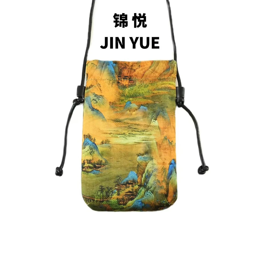 【千里江山】新中式花萝经典气质百搭包包（K362）