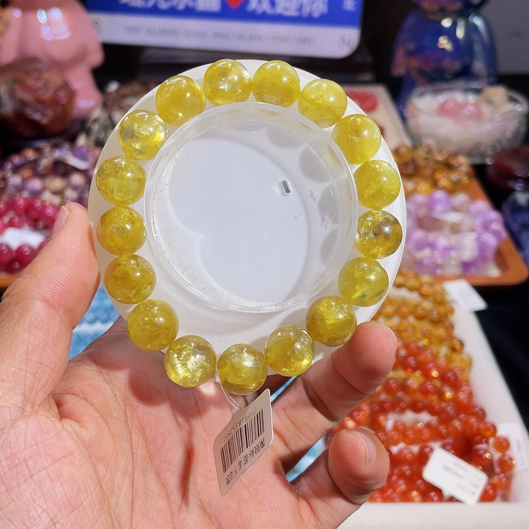 天然辰砂金鱼祖母晶12mm