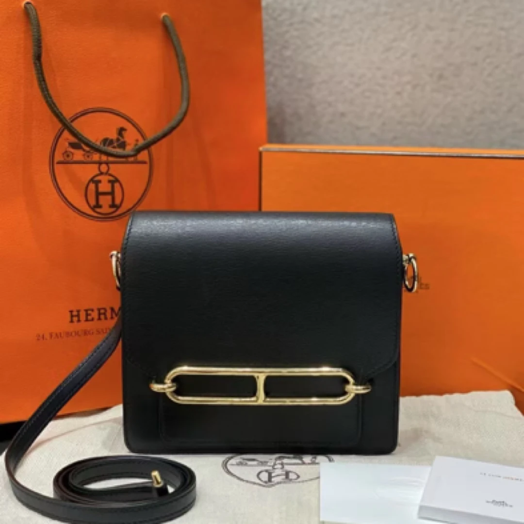 99新 Hermes/爱马仕 N915 爱马仕 roulis黑金