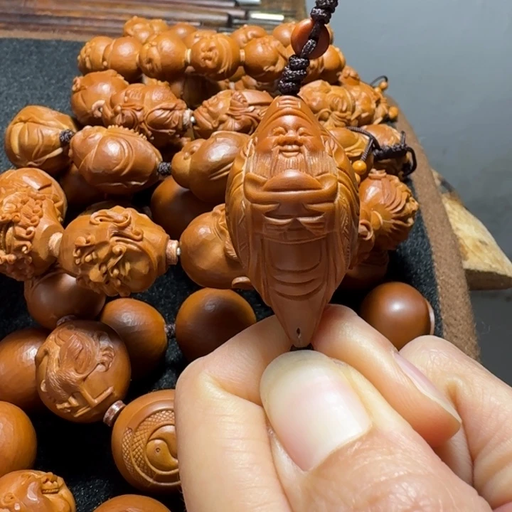 橄榄核手串/手链单颗财神