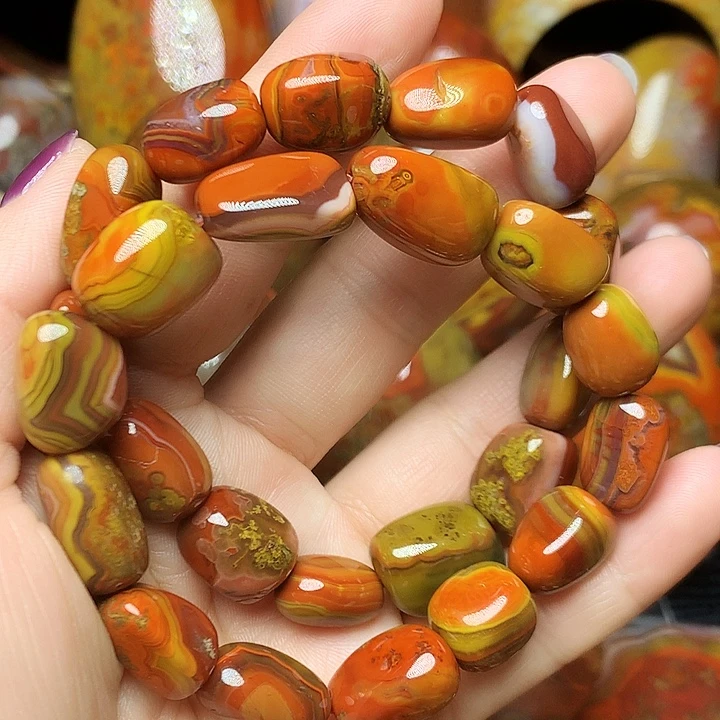 玛瑙/玉髓未镶嵌手链