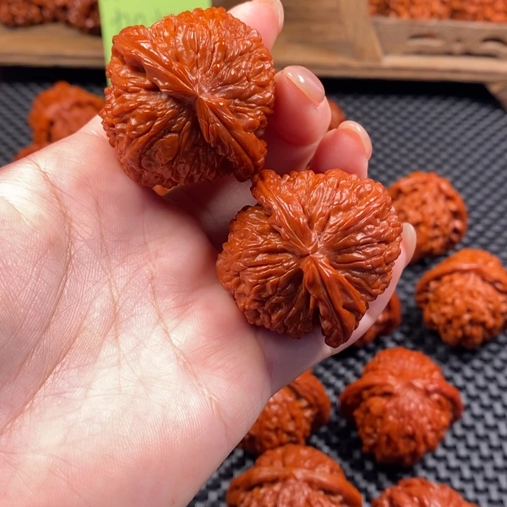 吊坠文玩核桃白狮子