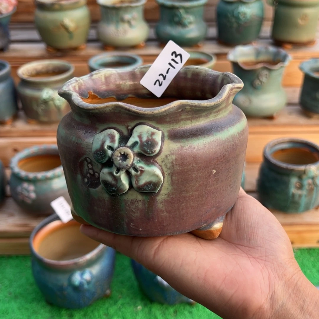 22-113花盆小鹿园艺