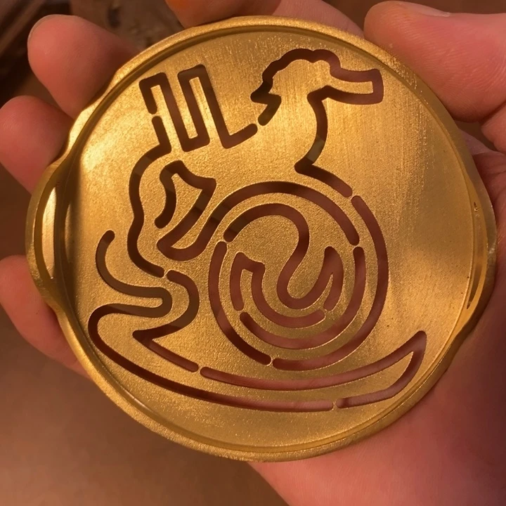 香篆黄铜9厘米篆模