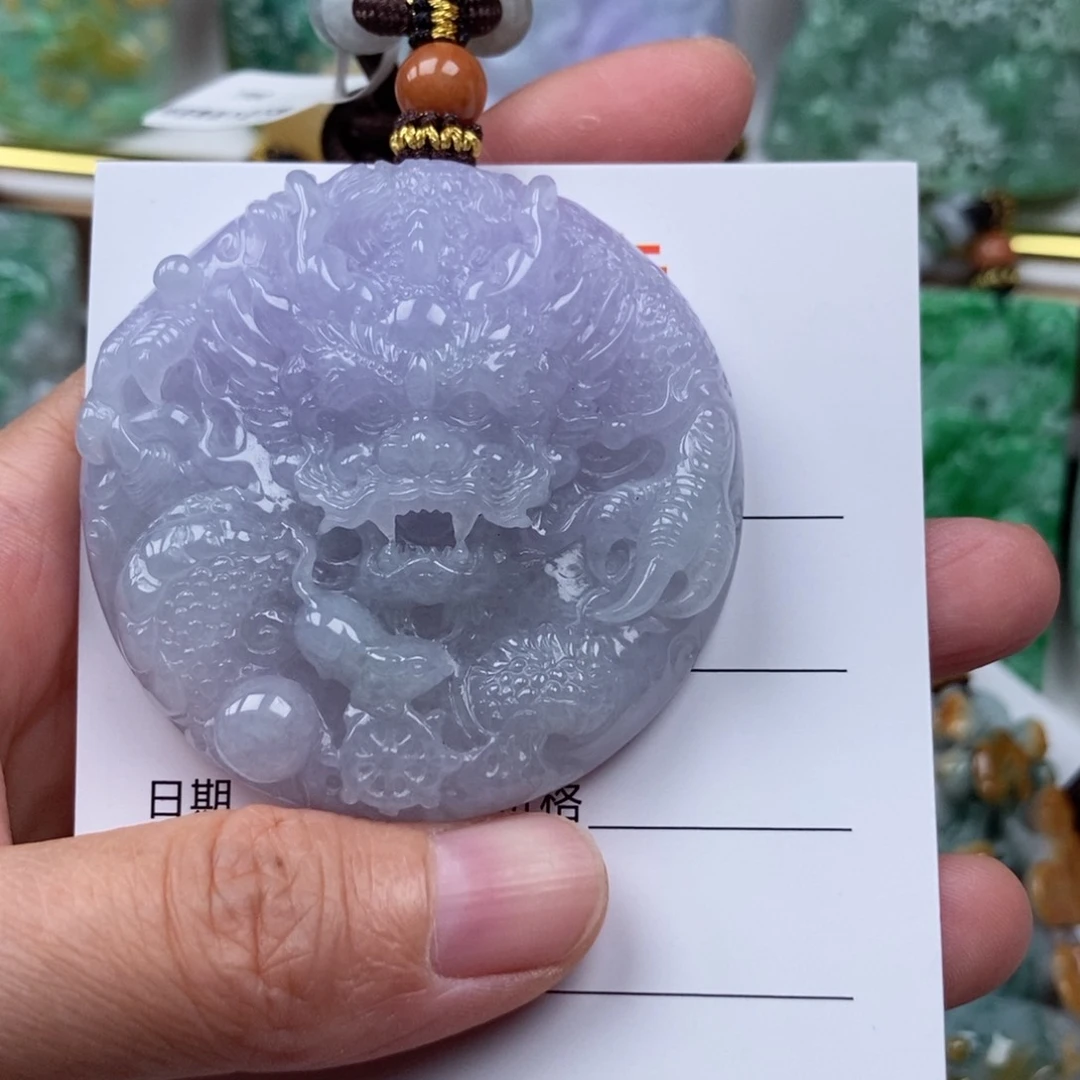 翡翠未镶嵌颈饰吊坠