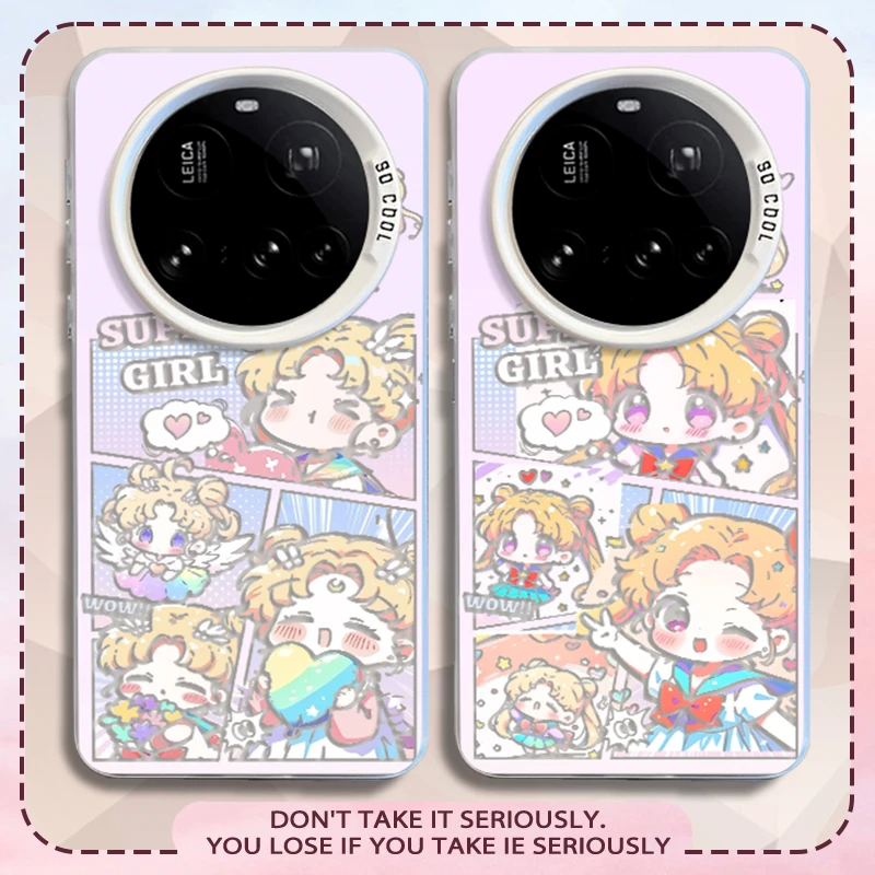 苹果13硬12手机壳小米15适用16promax漫画美少女战士iPhone14plus