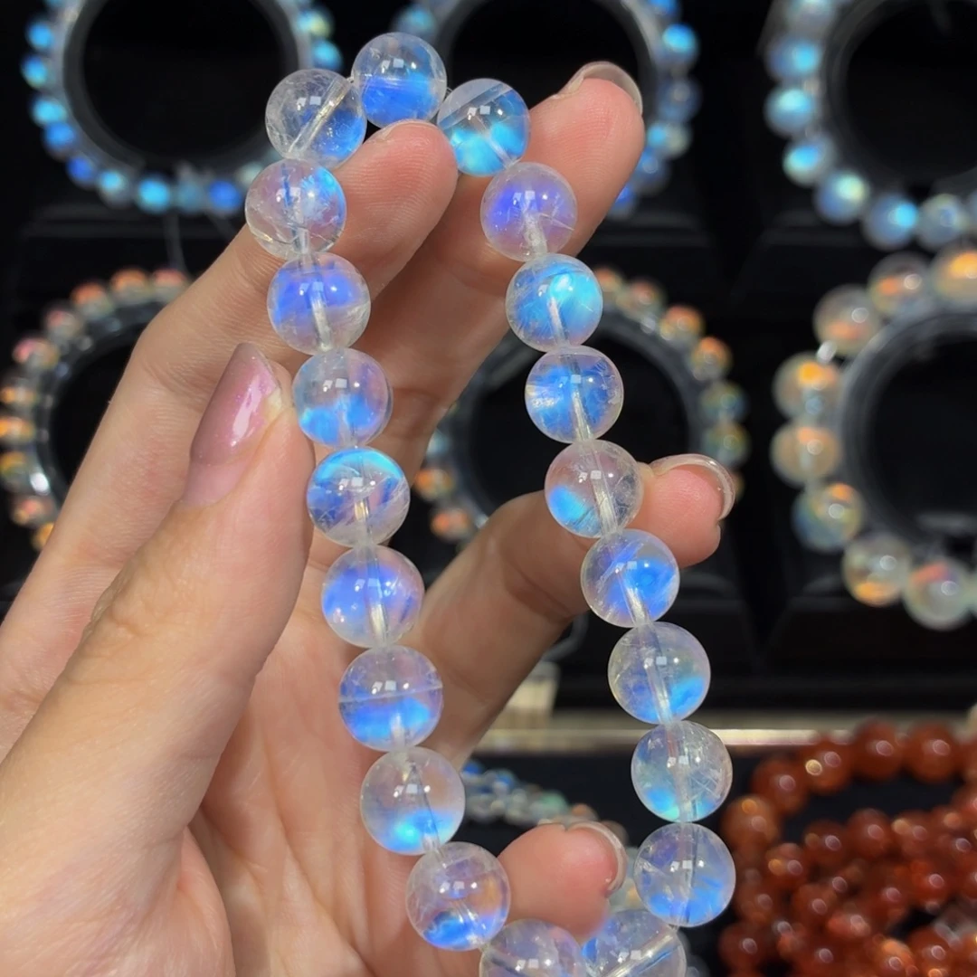 月光石手链未镶嵌SC4939#9mm