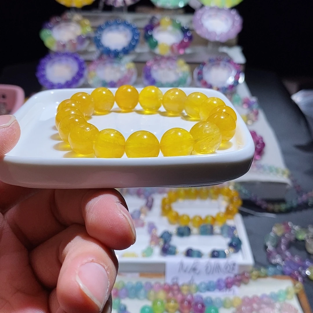 手链水晶未镶嵌拉丝暴力黄12加