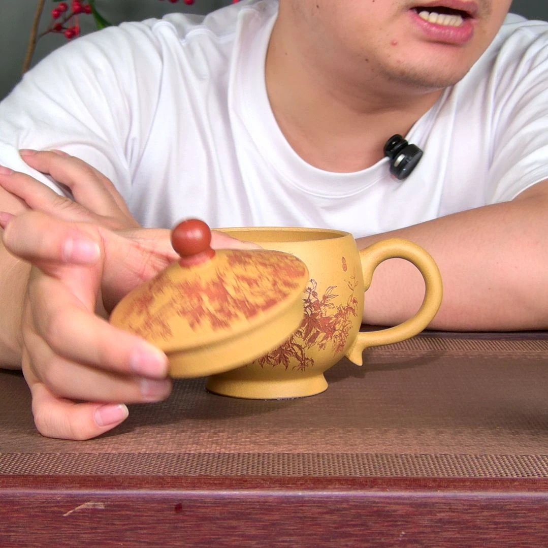 茶杯紫砂高货放漏