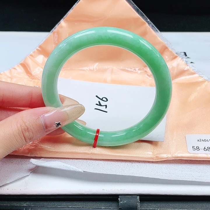 翡翠手镯未镶嵌58 圆条