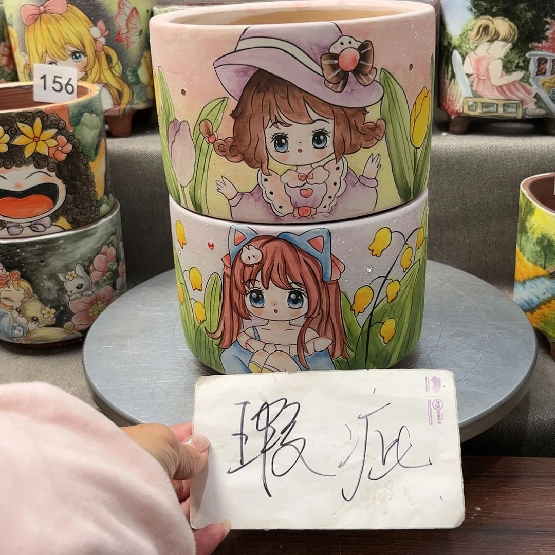 紫砂花盆回****冷瑕疵福利