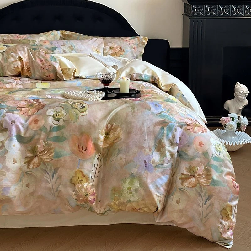 POCKET PIG/布袋猪60S全棉纯棉数码印花四件套