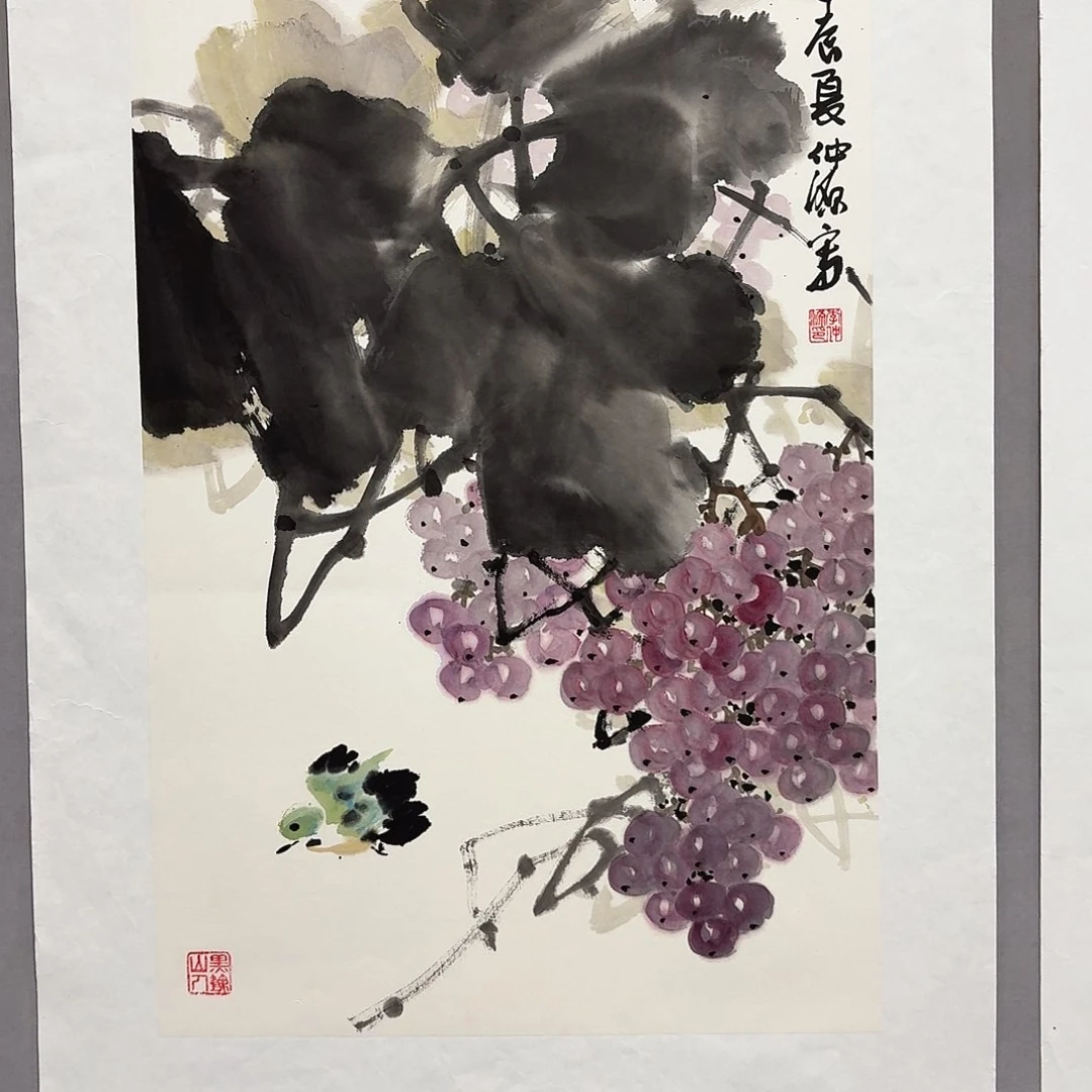 国画亲笔手绘放心去藏