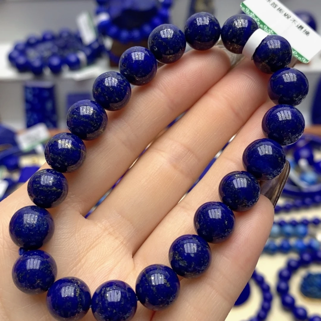 青金石未镶嵌手链10mm