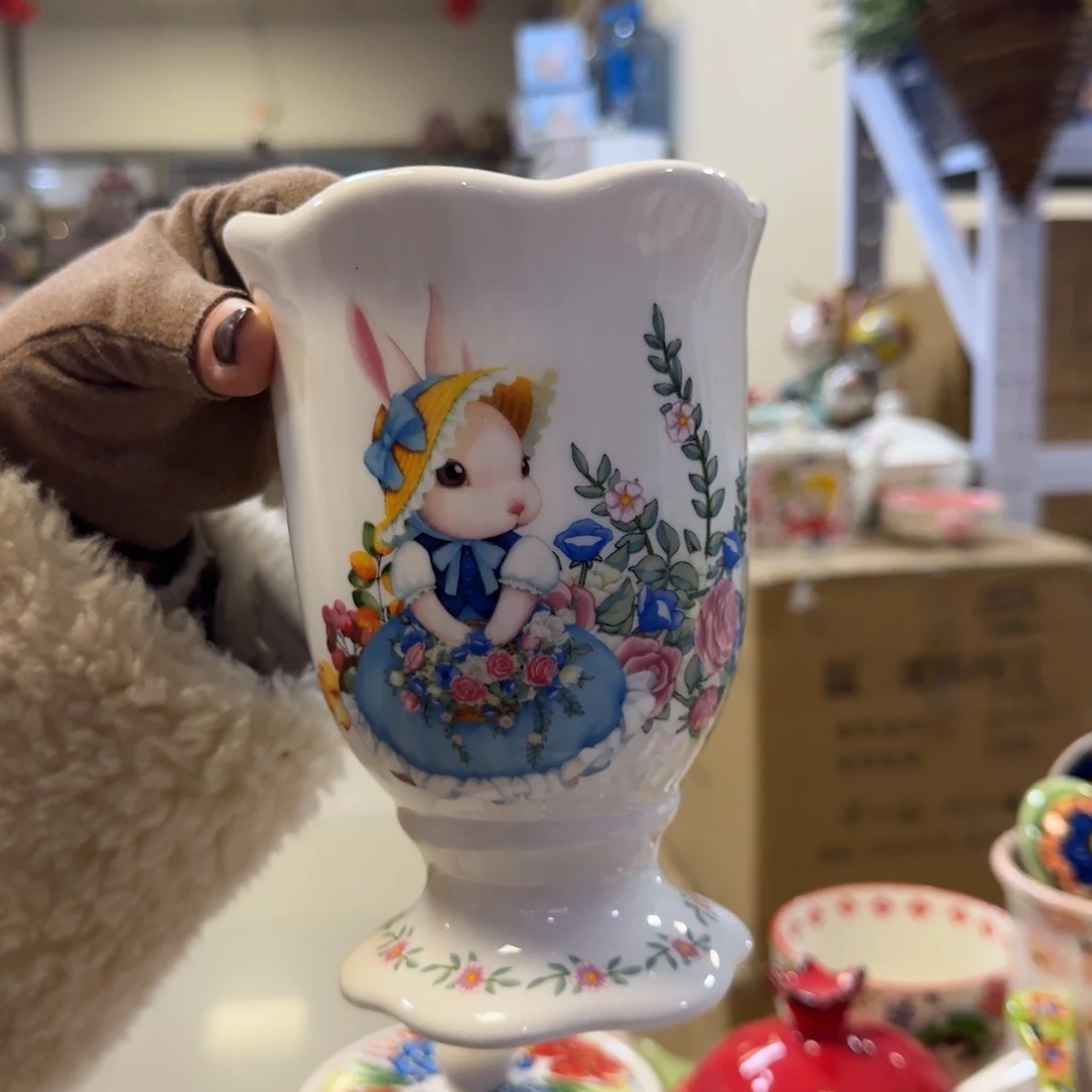 瓷南瓜兔筷子桶一只