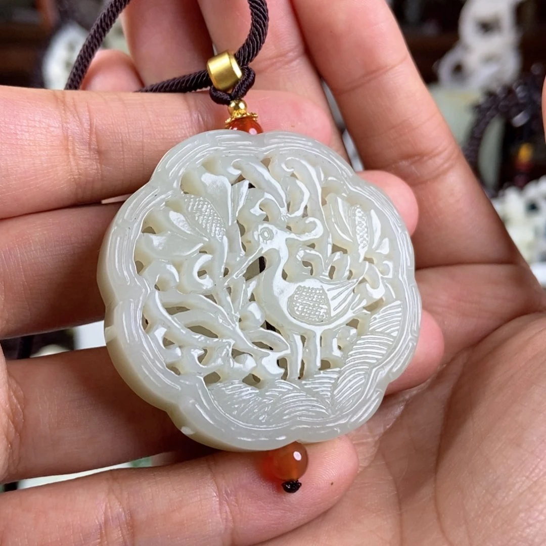 和田玉挂件未镶嵌杨*华