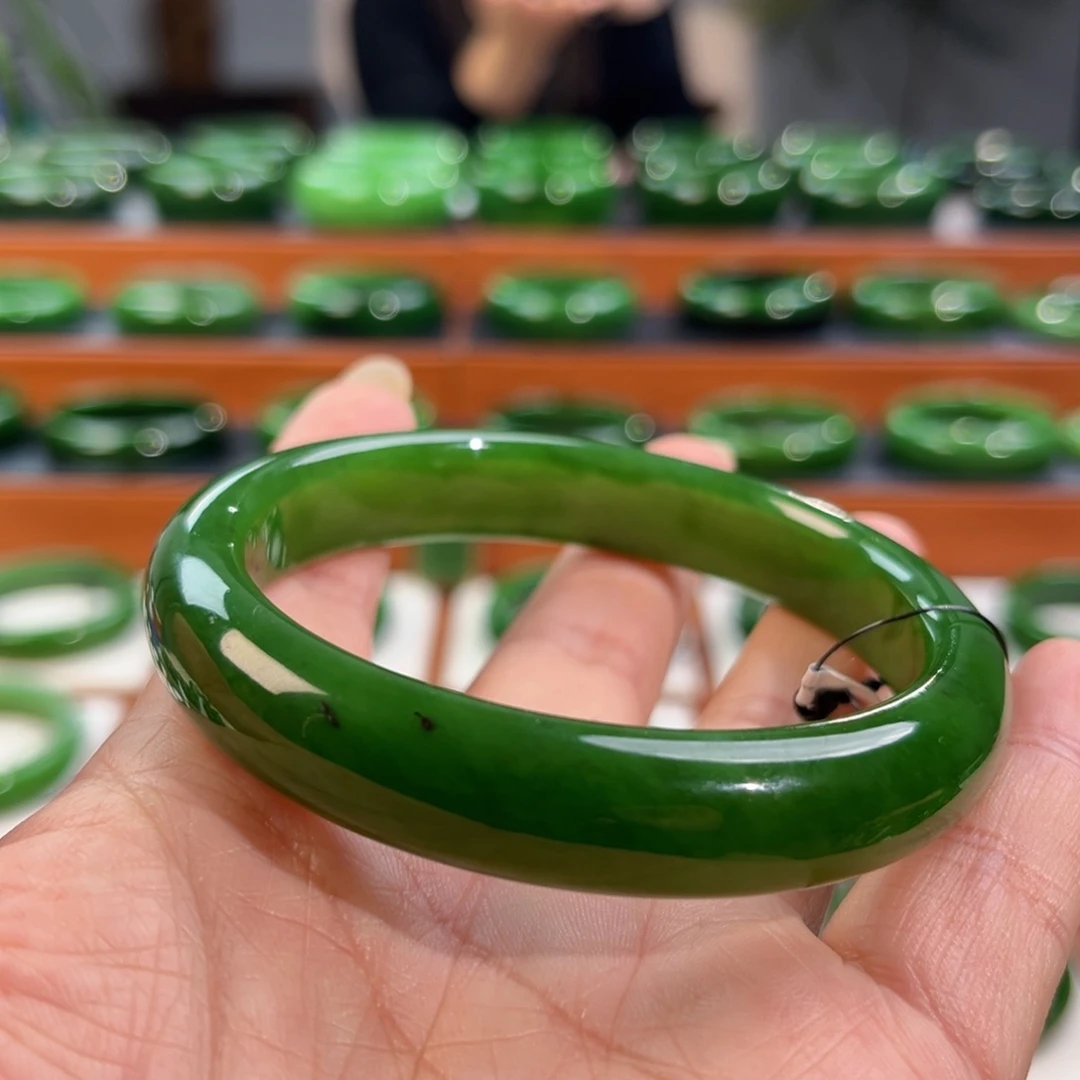 未镶嵌手镯和田玉（碧玉）62