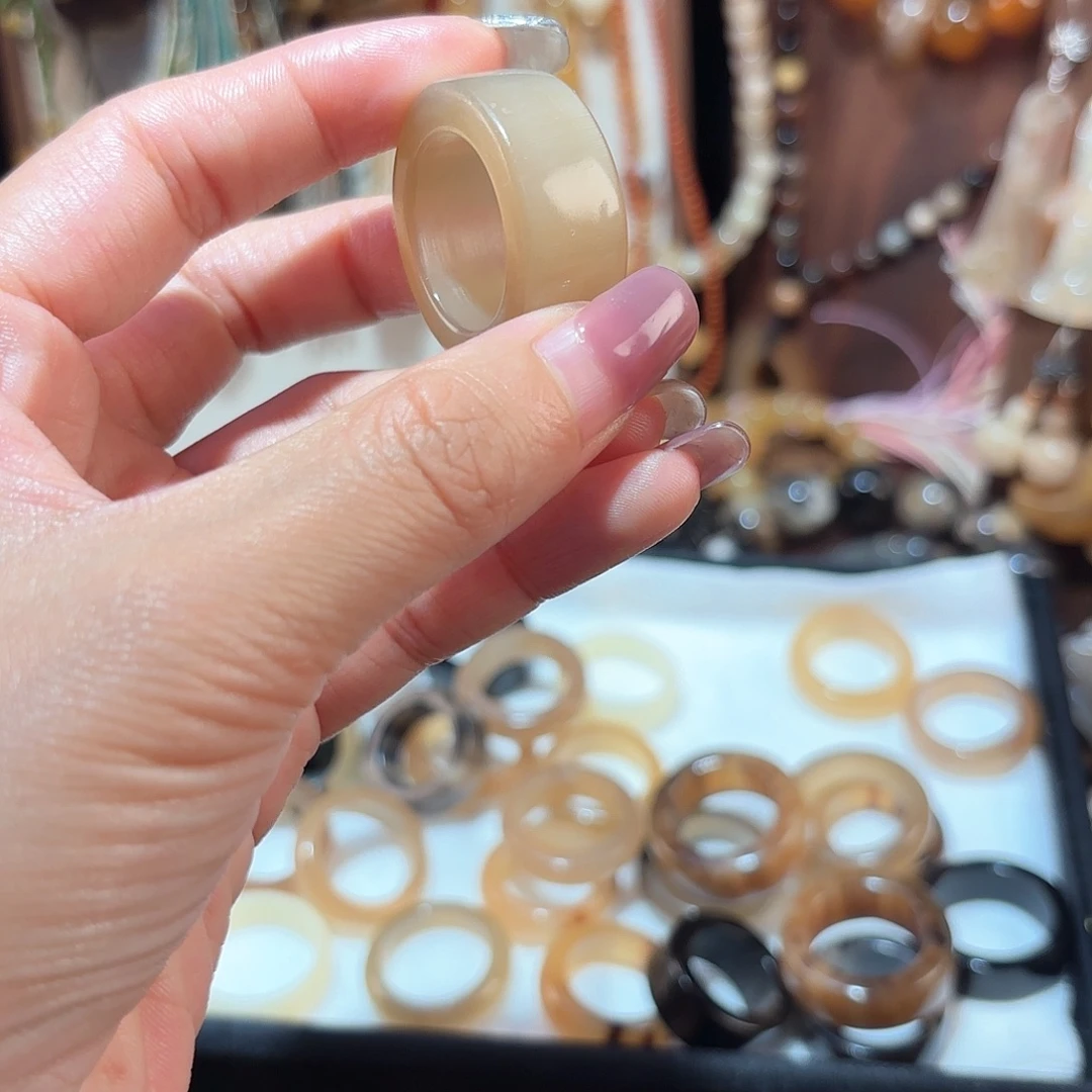 用***6非金属牛角跑环宽面
