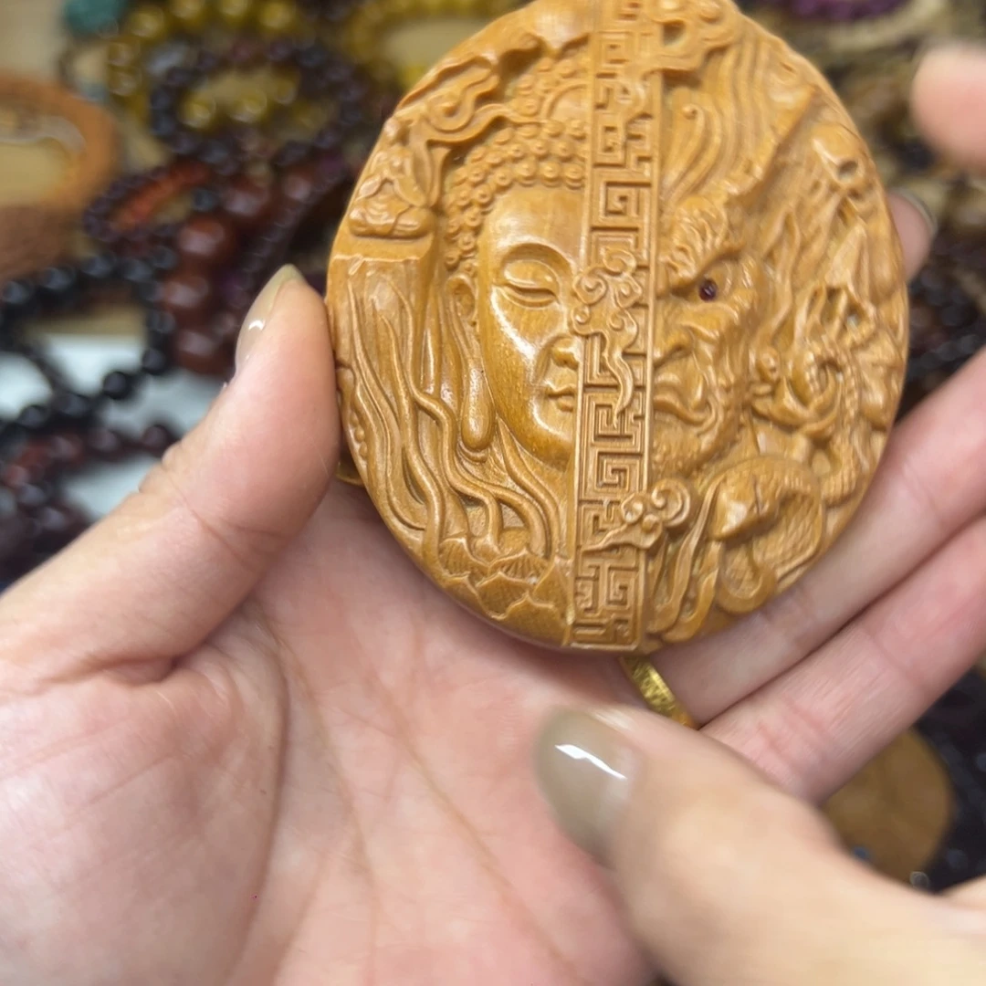 维腊木（绿檀）无事牌