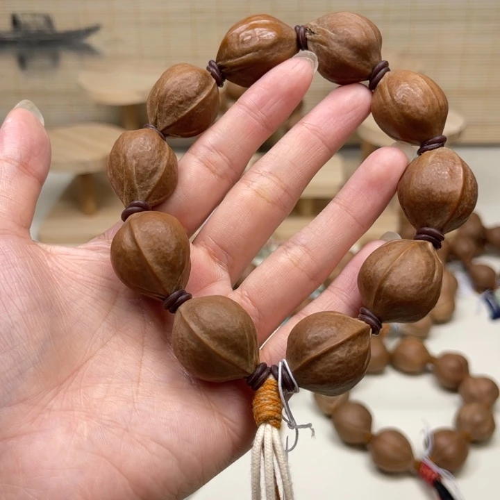 国***凡手串/手链橄榄核20.26精品梅林铁核