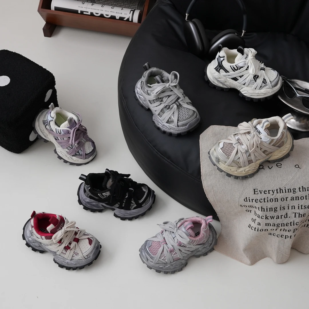 247060儿童老爹鞋脏脏底童鞋250019鞋网面运动鞋