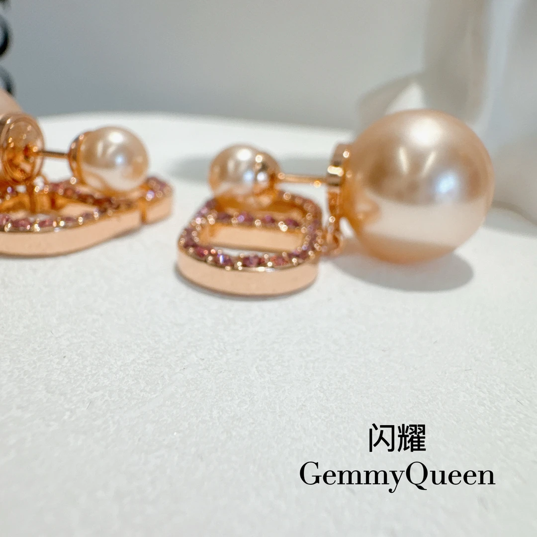 铜合金合成锆石耳饰 闪耀GemmyQueen耳环GQ01778