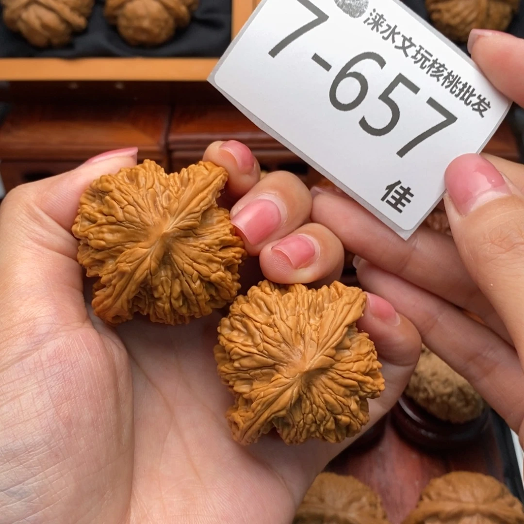 文玩核桃把件45虎头