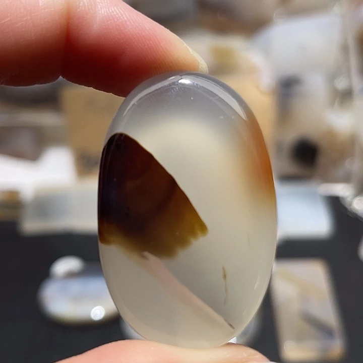 玛瑙/玉髓玉牌未镶嵌