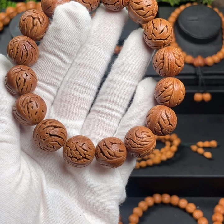 ℳ***ℳ木质类精品桃核单圈