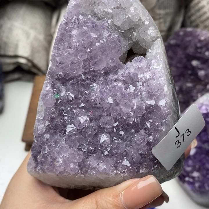 紫晶珠宝半成品未镶嵌