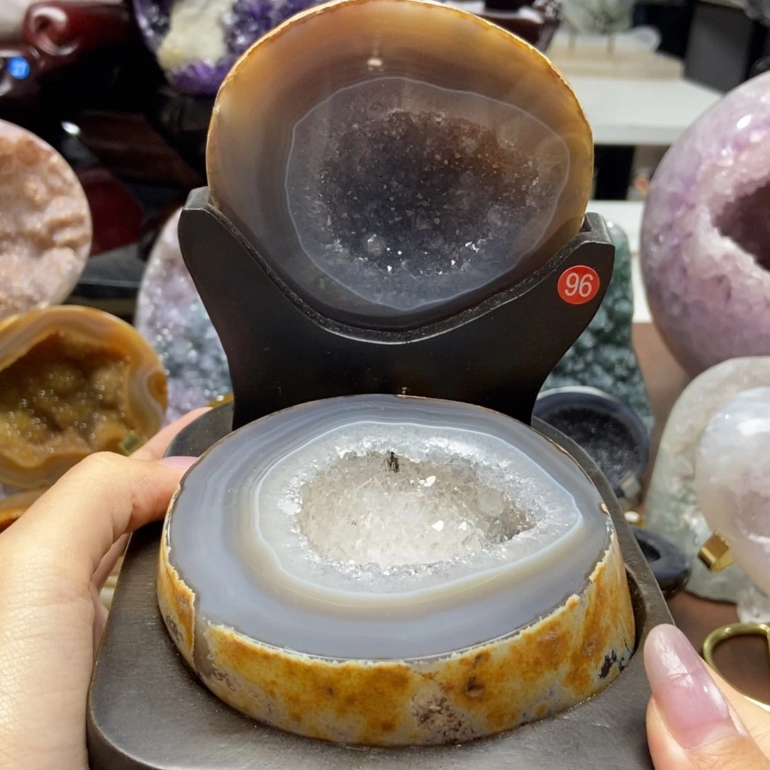 未镶嵌紫晶摆件水晶