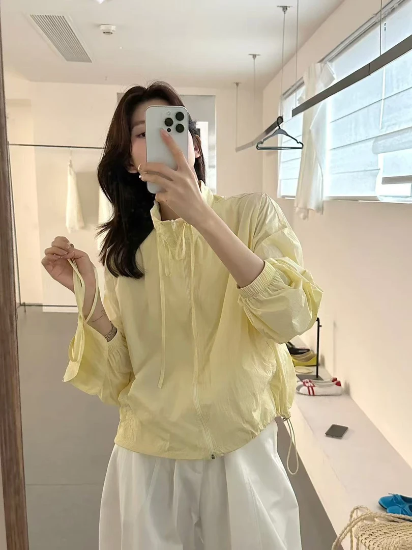 慵懒感背心+立领防晒外套 71988 71963