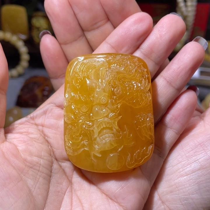琥珀吊坠(不含链)未镶嵌