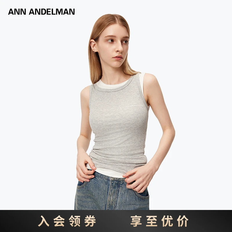 【明星同款】ANN ANDELMAN 打底内搭工装背心女夏外穿新款无袖上衣