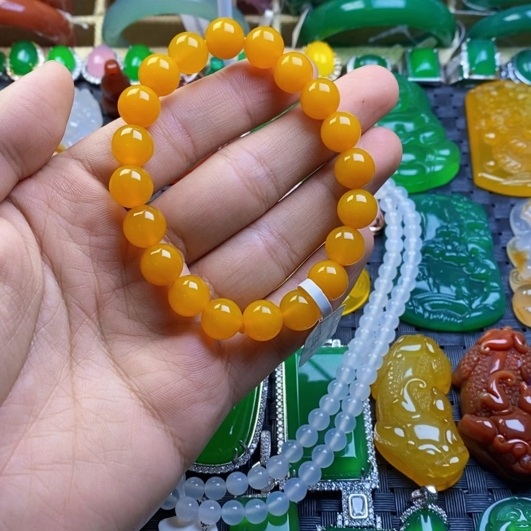 八***升玛瑙/玉髓未镶嵌手链