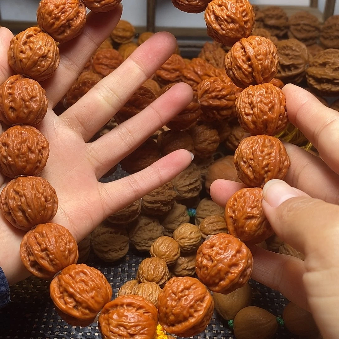 文玩核桃手串粗筋手持