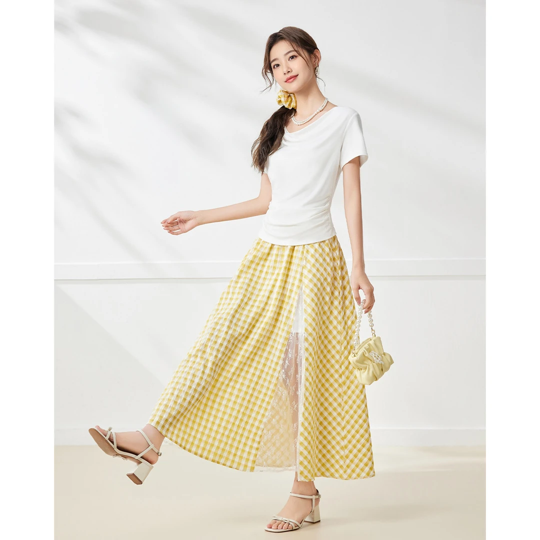 IEF/爱依服夏日套装2025夏季新款法式温柔小女人气质百搭上下套裙