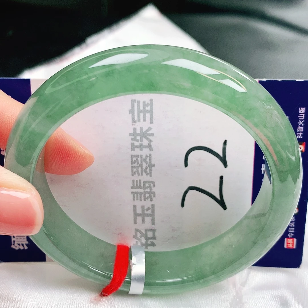 翡翠未镶嵌手镯缅甸天然a货翡翠手镯