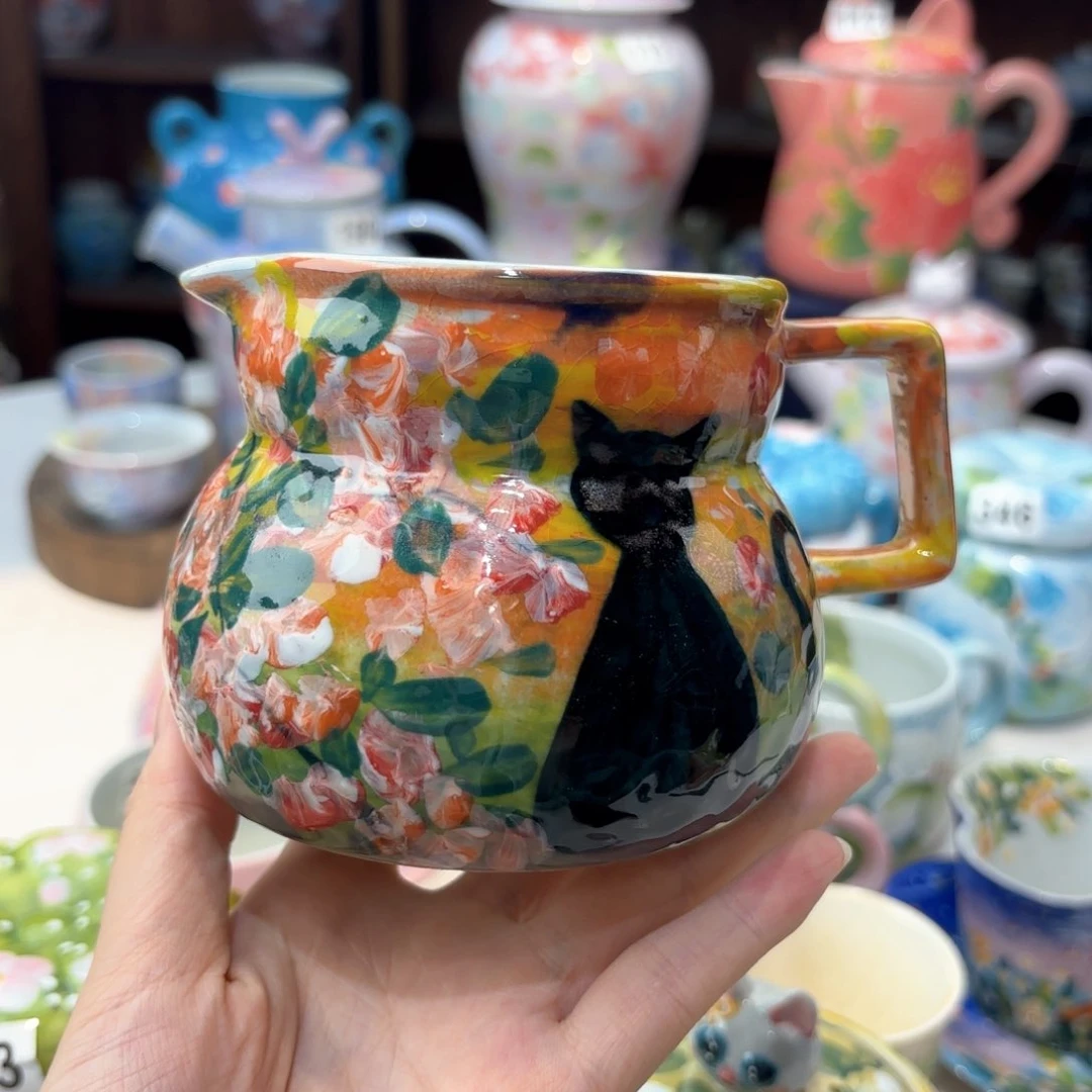 飏**意景德镇手绘高温釉下彩陶瓷茶具