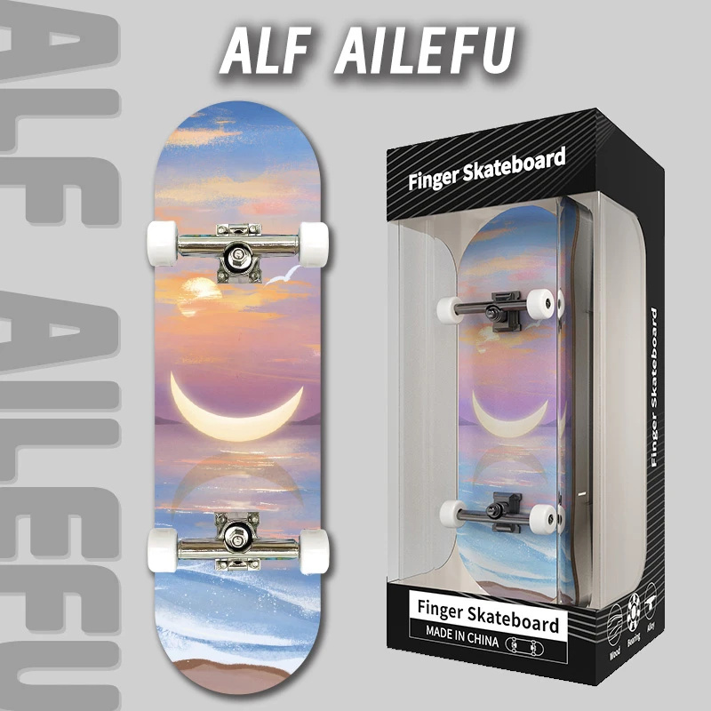 手指滑板专业级玩具Team轴承个性指尖拇指新手男女入门礼物双翘板